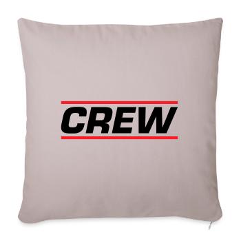 Conception de l’équipage - Housse de coussin décorative 45 x 45 cm - taupe clair - Devant