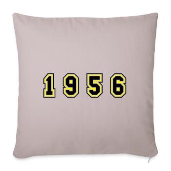 1956 Year Number - Sofa pillowcase 17,3'' x 17,3'' (45 x 45 cm) - light taupe - Front