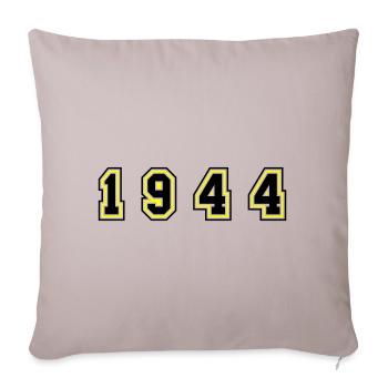 Numéro de l’année 1944 - Housse de coussin décorative 45 x 45 cm - taupe clair - Devant