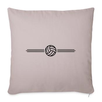volleyball team - Sofa pillowcase 17,3'' x 17,3'' (45 x 45 cm) - light taupe - Front