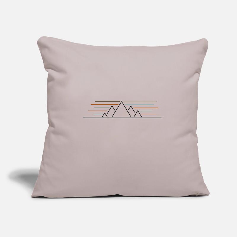 Mountains Sofa pillowcase 17,3'' x 17,3'' (45 x 45 cm)