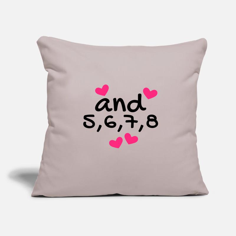 Dance dance dance class rythmique Housse de coussin décorative 45 x 45 cm