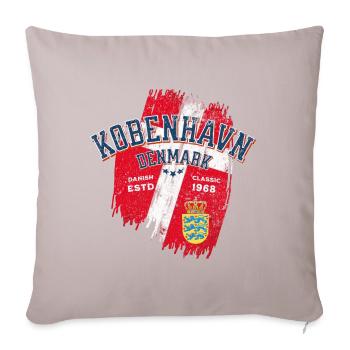 Kobenhavn Denmark Danish classic - Sofa pillowcase 17,3'' x 17,3'' (45 x 45 cm) - light taupe - Front