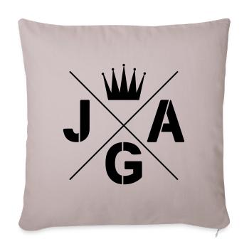 jga krone junggesellenabschied - Sofakissenbezug 45 x 45 cm - helles Taupe - Vorne