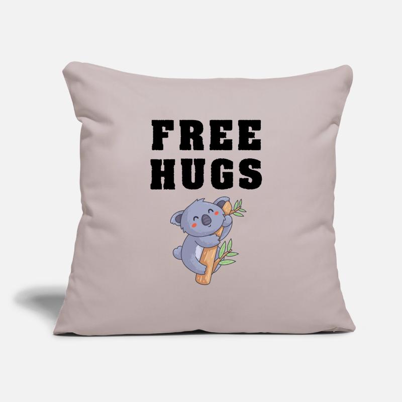 Câlins gratuits design de mode Koala mignon Housse de coussin décorative 45 x 45 cm