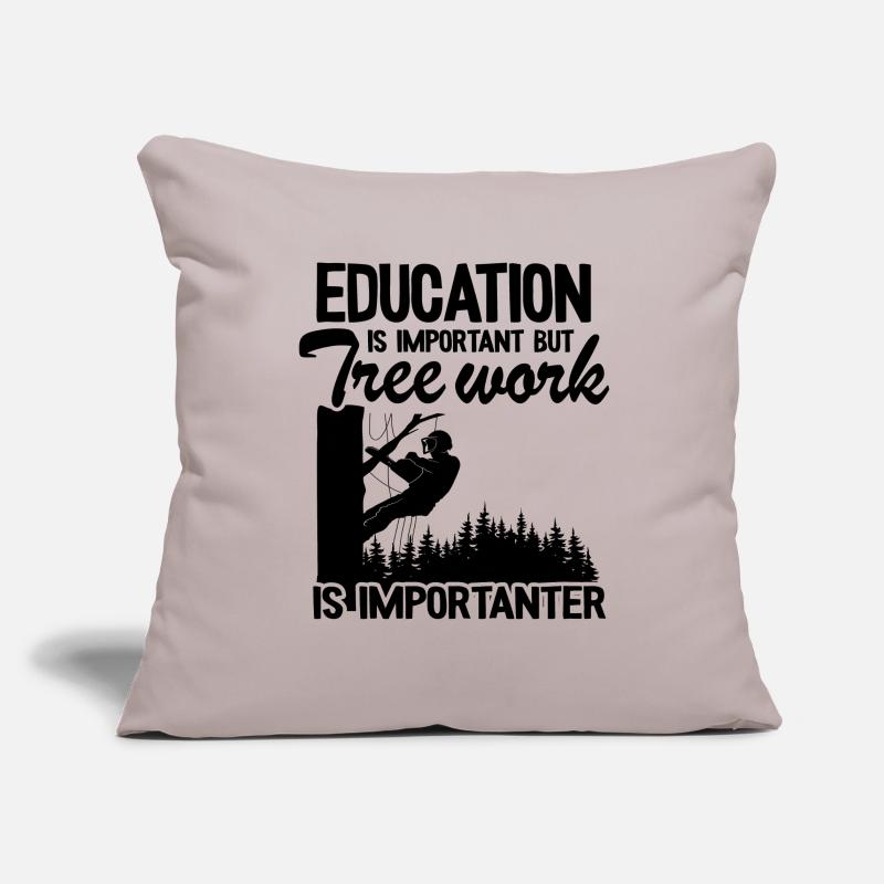 Tree Work Is Importanter Funny Arborist Tree Care Sofa pillowcase 17,3'' x 17,3'' (45 x 45 cm)