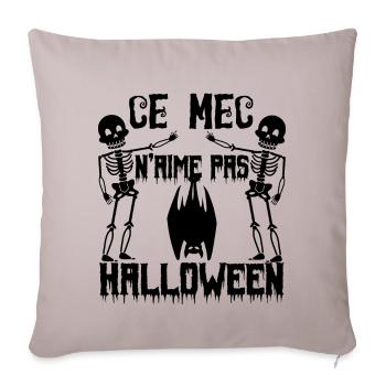 cadeau Halloween humour | Costume Halloween !! - Housse de coussin décorative 45 x 45 cm - taupe clair - Devant