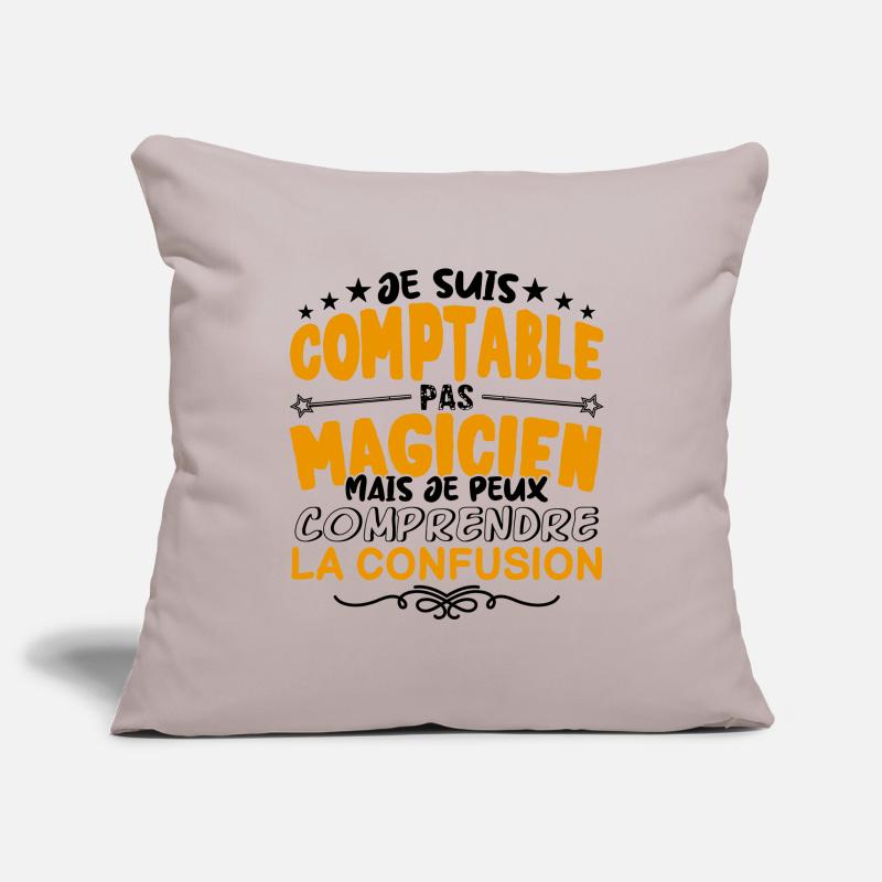 Comptable pas Magicien | le Meilleur Comptable ca Housse de coussin décorative 45 x 45 cm