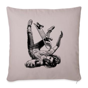 Street Skater in Fall - T-Shirt for Fighter - Sofa pillowcase 17,3'' x 17,3'' (45 x 45 cm) - light taupe - Front
