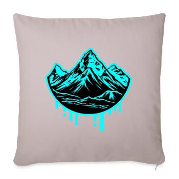 Berge Symbol Mountains - Sofa pillowcase 17,3'' x 17,3'' (45 x 45 cm) - light taupe - Front