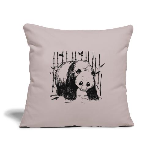 Forest walker BLACK - Sofa pillowcase 17,3'' x 17,3'' (45 x 45 cm)