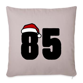 85 Number Christmas - Sofa pillowcase 17,3'' x 17,3'' (45 x 45 cm) - light taupe - Front