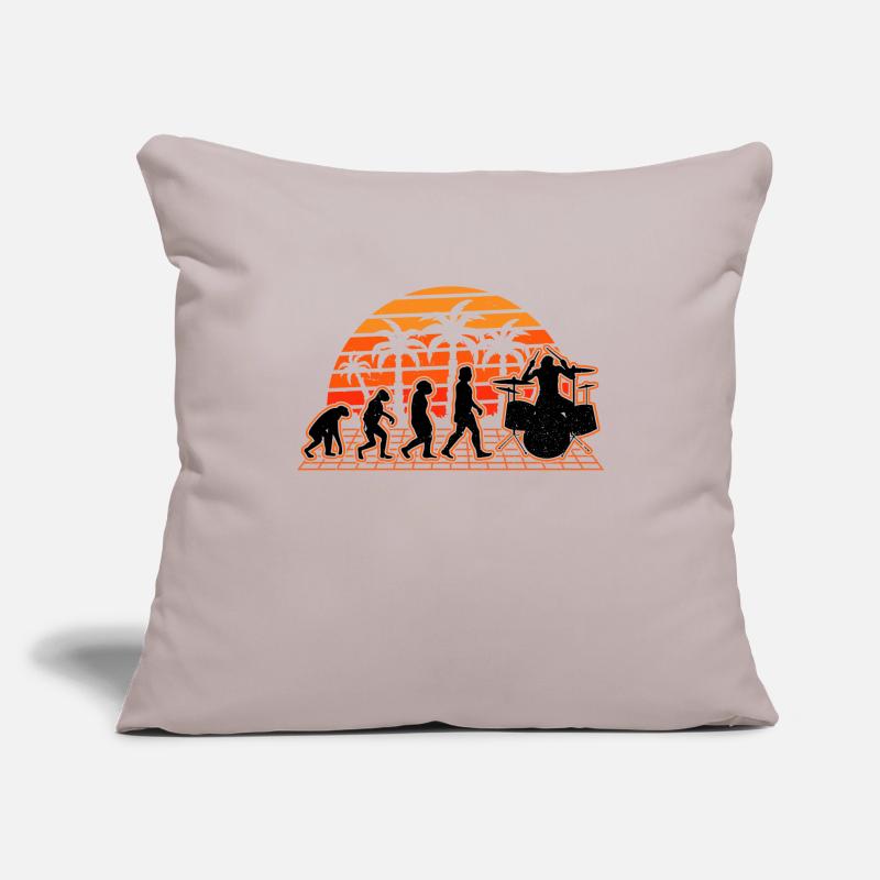 Batterie Evolution Sunset Batteur Batteur Housse de coussin décorative 45 x 45 cm