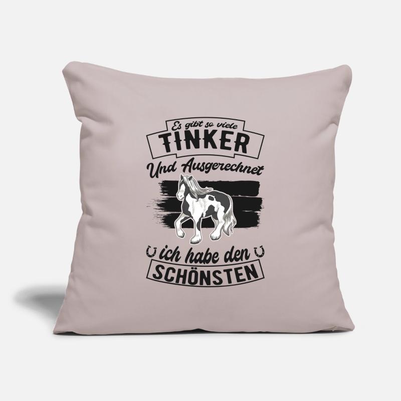 Irish Tinker Pferd Spruch Sofakissenbezug 45 x 45 cm