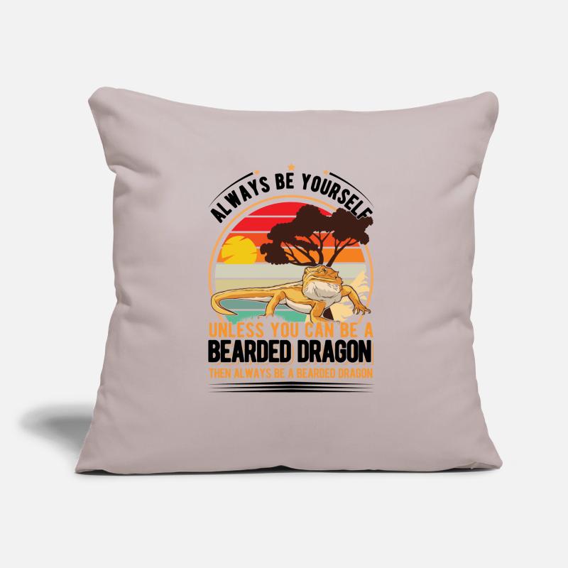Bartagame Geschenk Bearded Dragon Sofakissenbezug 45 x 45 cm
