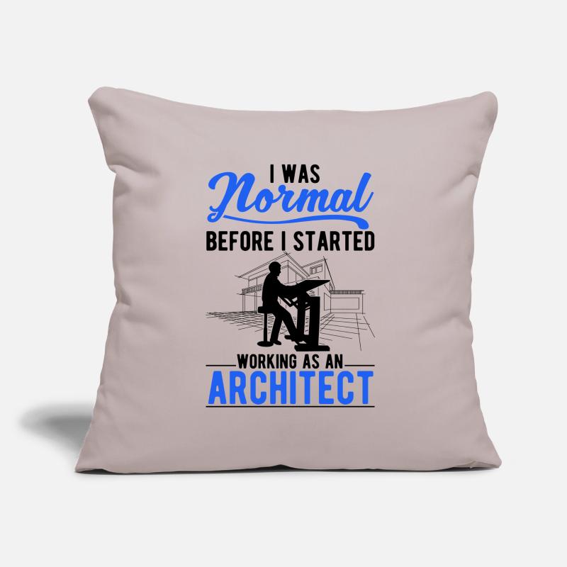 Architect Gift Interior Designer Architecture Sofa pillowcase 17,3'' x 17,3'' (45 x 45 cm)