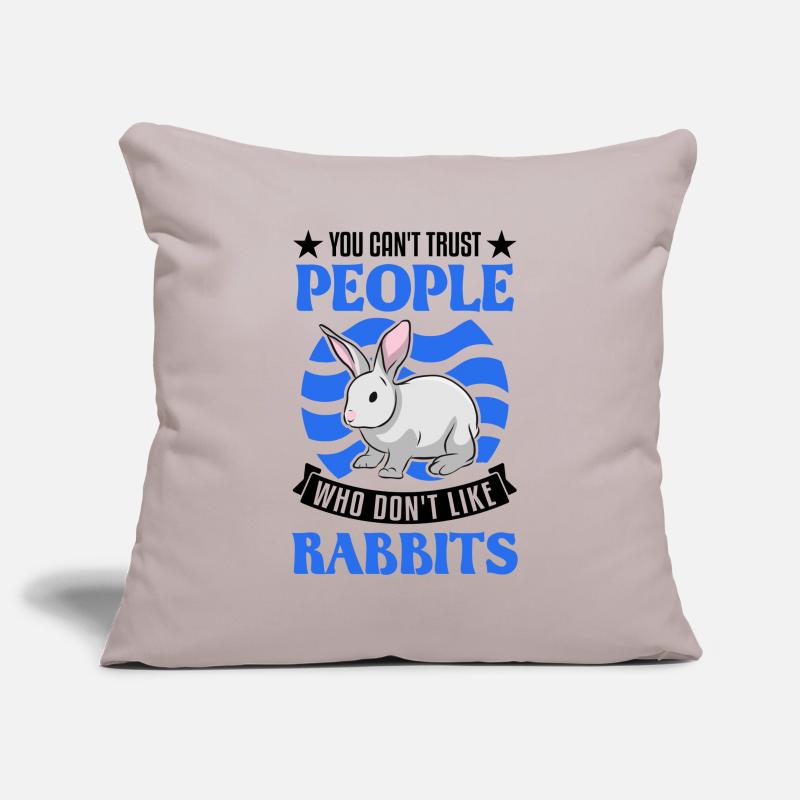 Rabbit Rabbit Rabbit Sofa pillowcase 17,3'' x 17,3'' (45 x 45 cm)