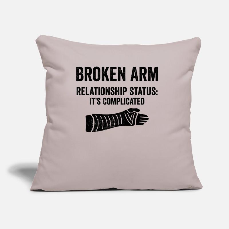 Bras cassé Housse de coussin décorative 45 x 45 cm