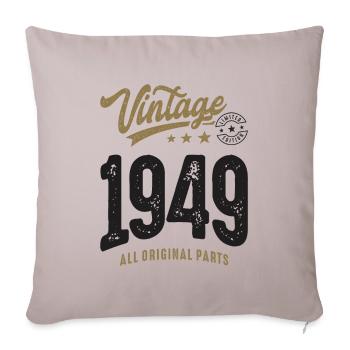 Vintage 1949 73rd Birthday - Sofa pillowcase 17,3'' x 17,3'' (45 x 45 cm) - light taupe - Front
