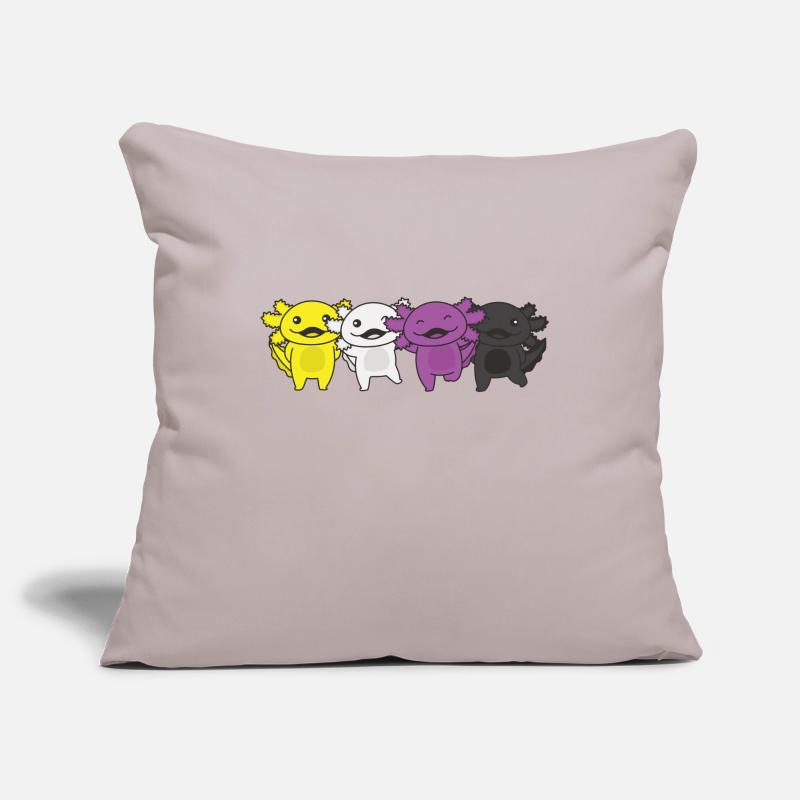 Nonbinary Flag Non Binary Pride LGBTQ Axolotl Sofakissenbezug 45 x 45 cm