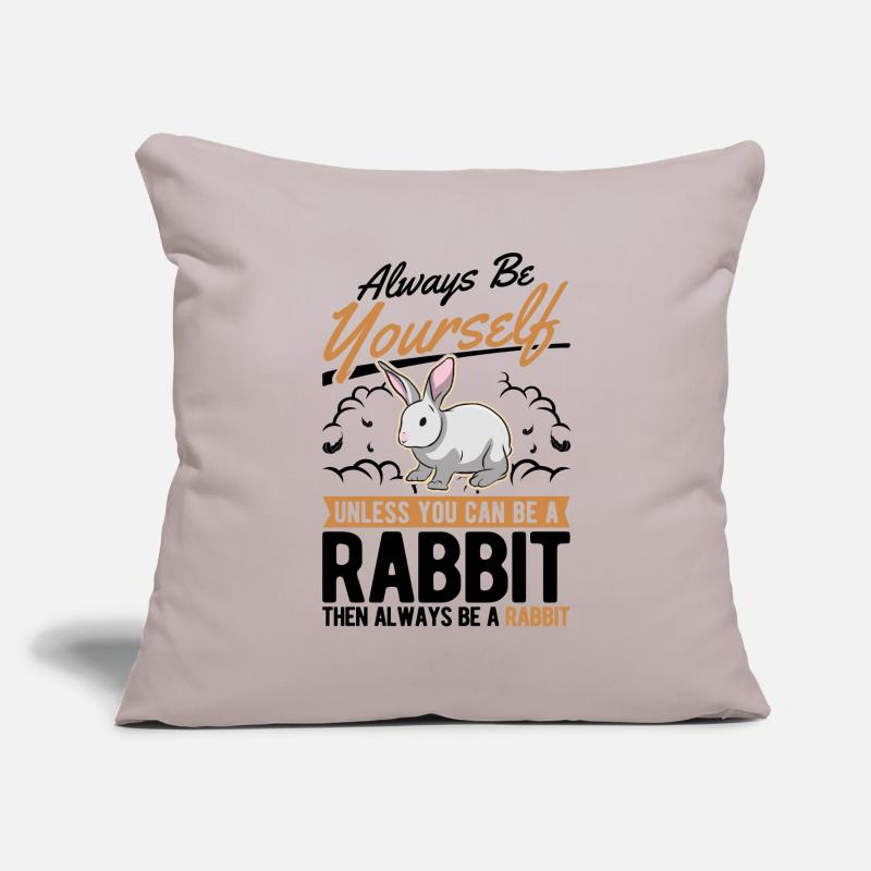 Rabbit Rabbit Rabbit Sofa pillowcase 17,3'' x 17,3'' (45 x 45 cm)