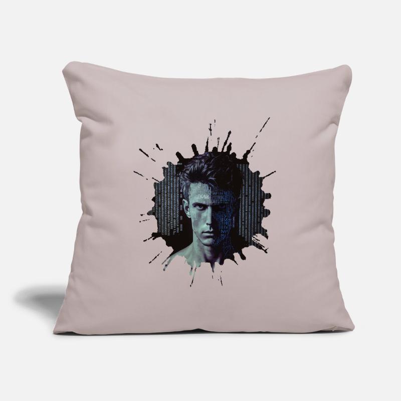 Digital tech revolution - artificial human beings Sofa pillowcase 17,3'' x 17,3'' (45 x 45 cm)
