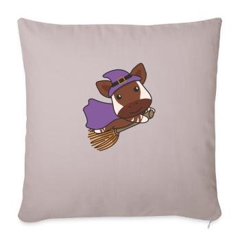 Okapi Halloween Witch Kids Witch Costume - Sofa pillowcase 17,3'' x 17,3'' (45 x 45 cm) - light taupe - Front