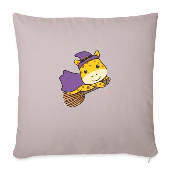 Giraffe Halloween Witch Kids Witch Costume - Sofa pillowcase 17,3'' x 17,3'' (45 x 45 cm) - light taupe - Front