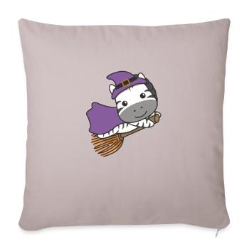 Zebra Halloween Witch Kids Witch Costume - Sofa pillowcase 17,3'' x 17,3'' (45 x 45 cm) - light taupe - Front