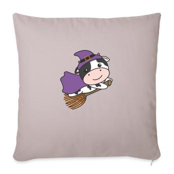 Cow Halloween Witch Kids Witch Costume - Sofa pillowcase 17,3'' x 17,3'' (45 x 45 cm) - light taupe - Front