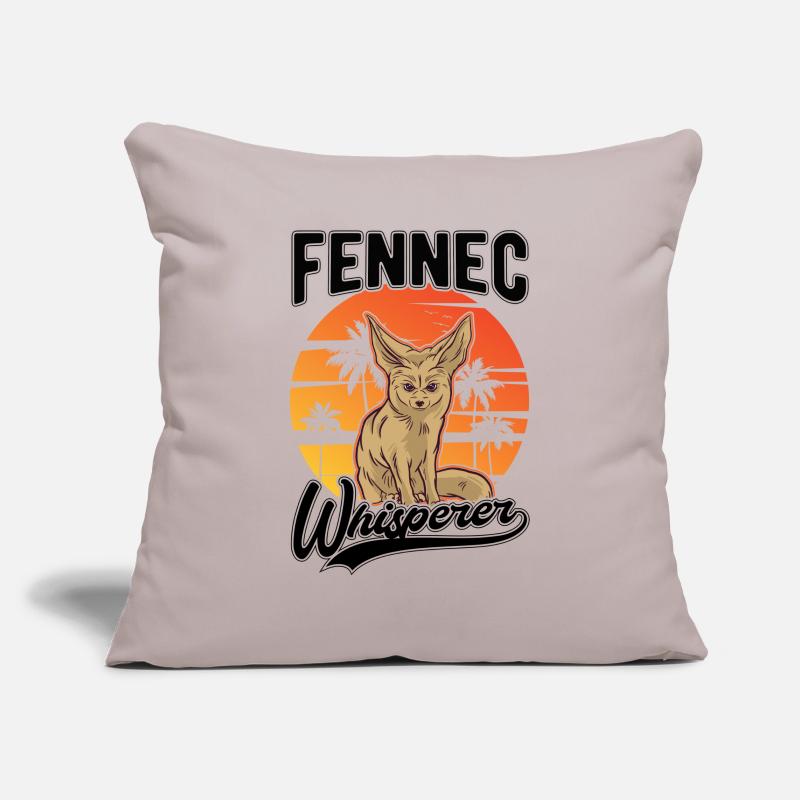 Fennec Whisperer Fennec Desert Fox Sofa pillowcase 17,3'' x 17,3'' (45 x 45 cm)