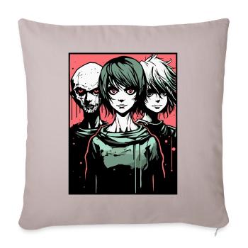 Cartoon Manga Anime, This Should Be an Anime - Sofa pillowcase 17,3'' x 17,3'' (45 x 45 cm) - light taupe - Front