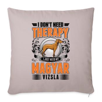 Magyar Vizsla Therapy Wirehaired Vizsla - Sofa pillowcase 17,3'' x 17,3'' (45 x 45 cm) - light taupe - Front