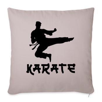 Karaté - Housse de coussin décorative 45 x 45 cm - taupe clair - Devant