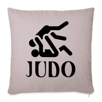 Judo - Housse de coussin décorative 45 x 45 cm - taupe clair - Devant