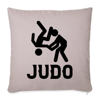 Judo - Housse de coussin décorative 45 x 45 cm - taupe clair - Devant