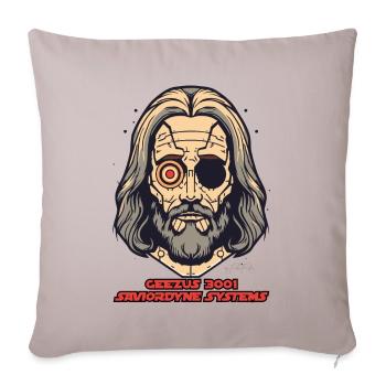 Tech Jesus: Retter Systeme - Sofakissenbezug 45 x 45 cm - helles Taupe - Vorne