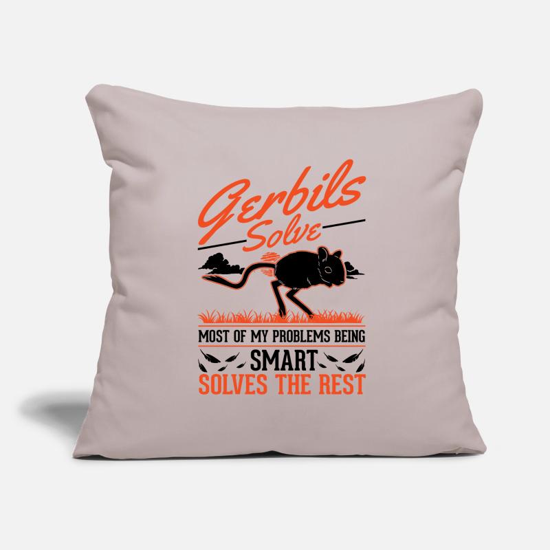 Gerbil Gift Mongolian Gerbil Gerbil Sofa pillowcase 17,3'' x 17,3'' (45 x 45 cm)