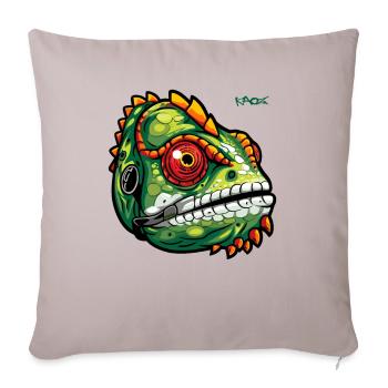 Chameleon Lizard - Sofa pillowcase 17,3'' x 17,3'' (45 x 45 cm) - light taupe - Front