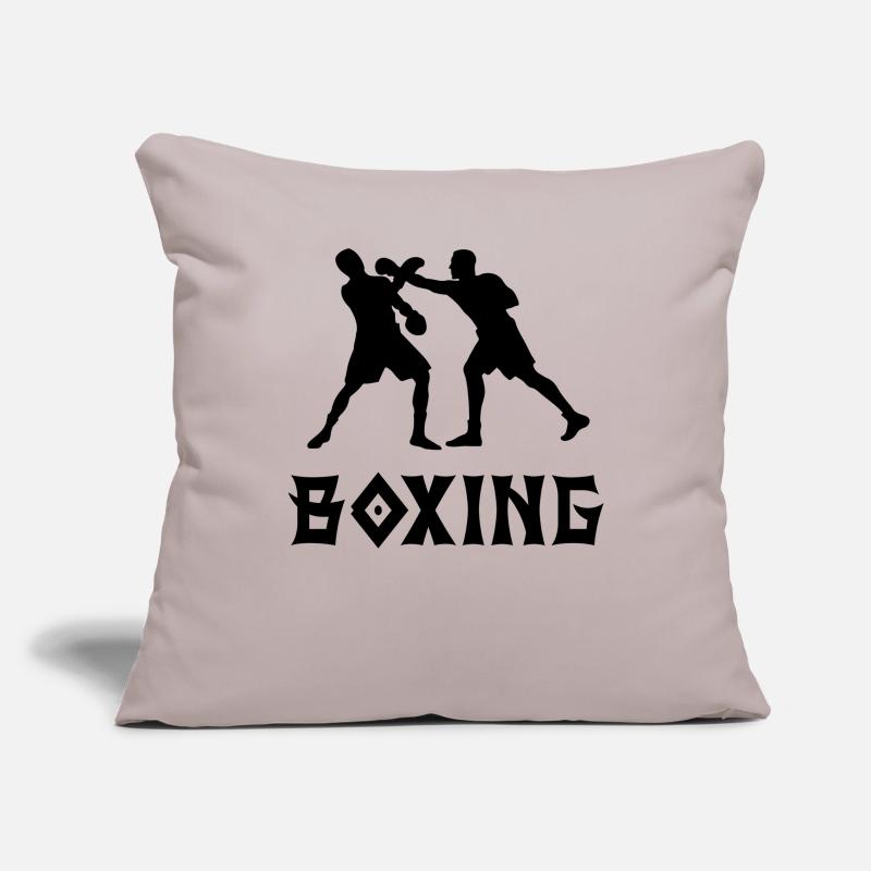 Boxe Housse de coussin décorative 45 x 45 cm
