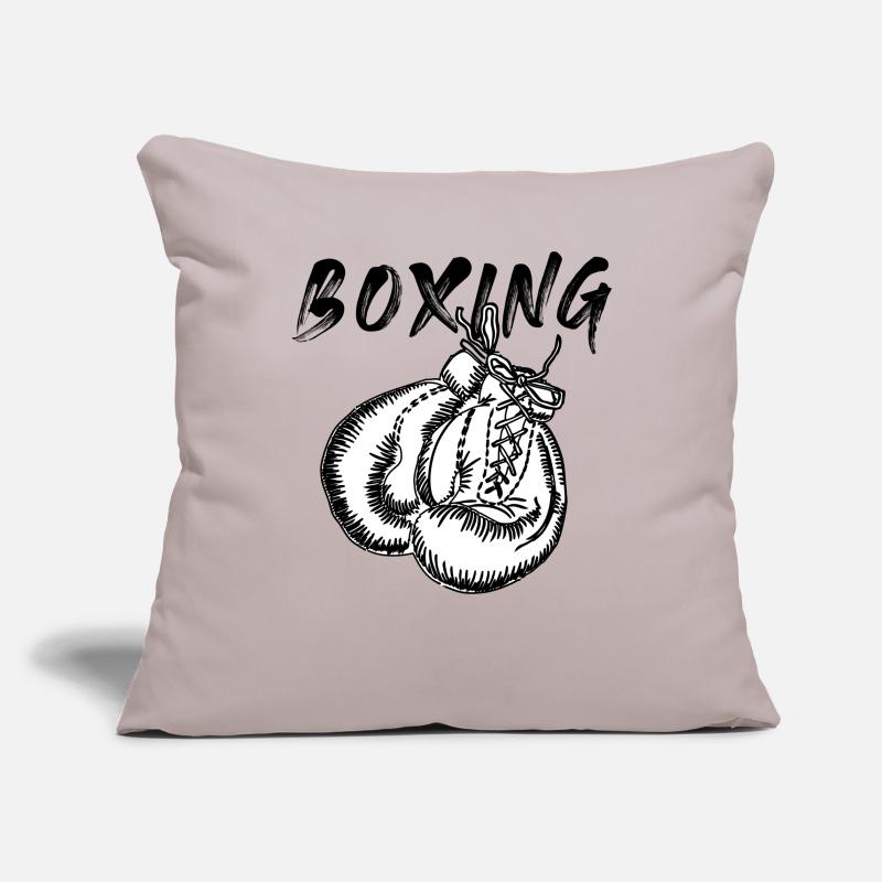 Boxe Housse de coussin décorative 45 x 45 cm