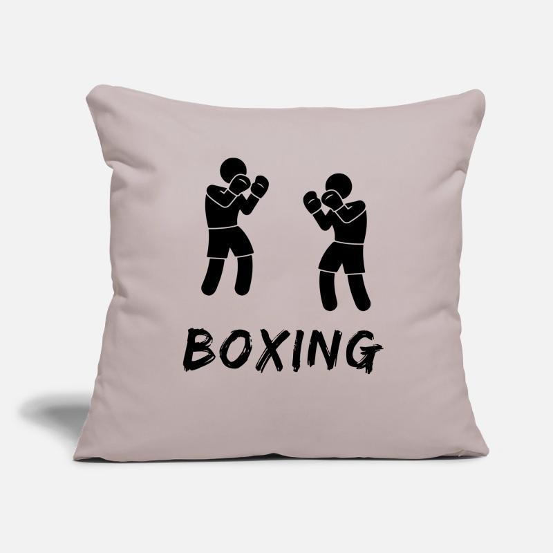 Boxe Housse de coussin décorative 45 x 45 cm
