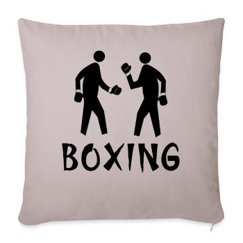 Boxen - Sofakissenbezug 45 x 45 cm - helles Taupe - Vorne