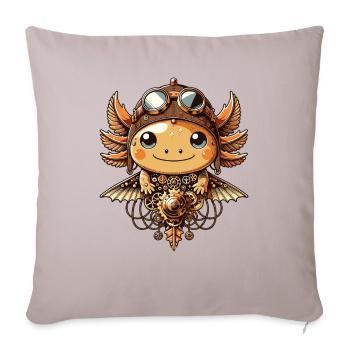 Kawaii Steampunk Axolotl Fantasy Axolotl Lover - Sofa pillowcase 17,3'' x 17,3'' (45 x 45 cm) - light taupe - Front