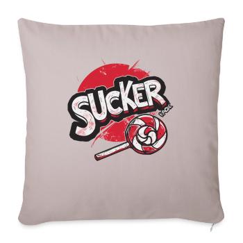 Lollipop lollipop sucks - Sofa pillowcase 17,3'' x 17,3'' (45 x 45 cm) - light taupe - Front