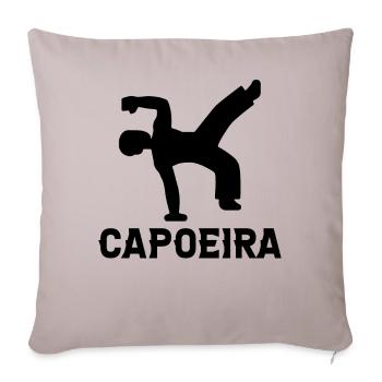 Capoeira - Housse de coussin décorative 45 x 45 cm - taupe clair - Devant