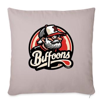 Funny humor: Baseball clumsy and sucker - Sofa pillowcase 17,3'' x 17,3'' (45 x 45 cm) - light taupe - Front