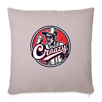 Team Crazy: The Crazy Ones - Sofa pillowcase 17,3'' x 17,3'' (45 x 45 cm) - light taupe - Front