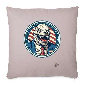 A Patriotic White Collar Monster - Sofa pillowcase 17,3'' x 17,3'' (45 x 45 cm) - light taupe - Front