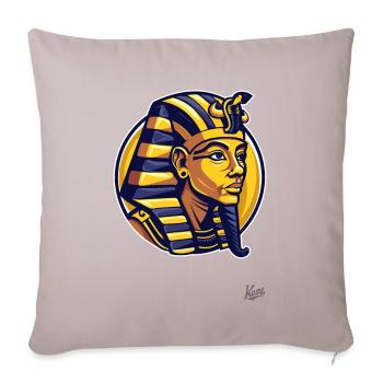 La momie de Pharaon - Housse de coussin décorative 45 x 45 cm - taupe clair - Devant